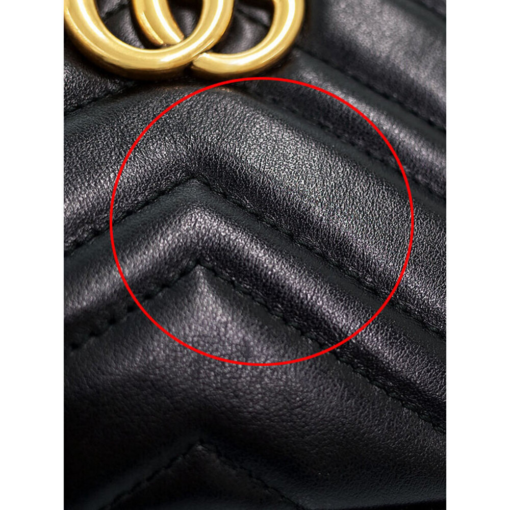 Gucci GG Marmont Black Bag Shoulder Quilted - Picture 4 of 9